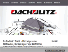 Tablet Screenshot of dachblitz.de